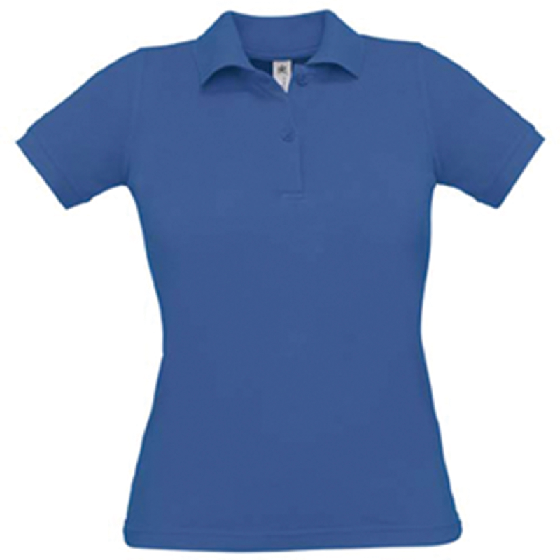 Polo femme Safran Pure - B&C - Réf: CGPW455 - 100% coton peigné pré-rétréci - Coupe ajustée_1