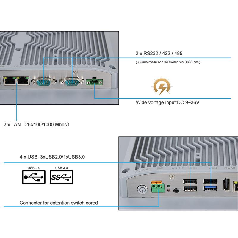 Panel PC industriel fanless 21,5 pouces Full HD - Intel® Celeron® J1900 - EVI-J215WAC_1