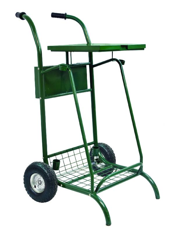 Chariot voirie avec couvercle 2 x 110L roues pneumatiques MOBISAC_1