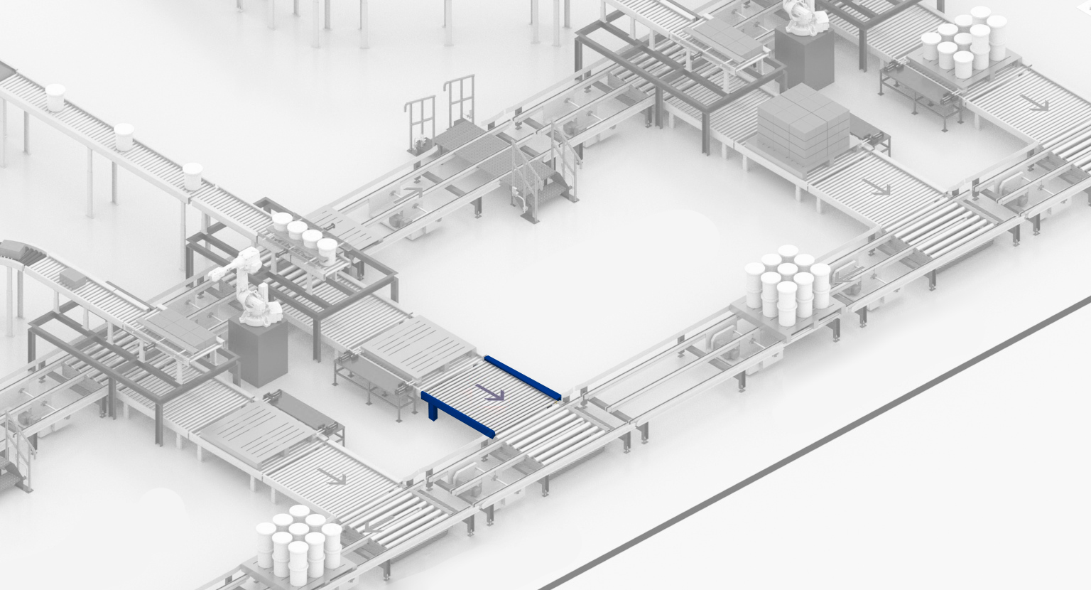 Convoyeur à rouleaux sur-mesure et polyvalent en acier inoxydable -Capacité de charge 1 à 2500kg_1