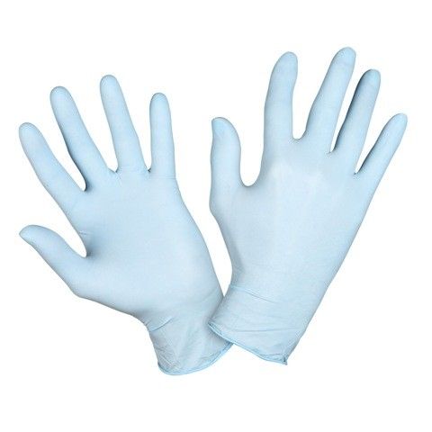 Gant latex naturel poudré - Taille M - Usage unique pour analyses médicales et industries_1