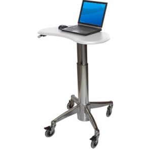Chariot médical informatique Laptop Kidney Cart H Class - Ergonoflex - 15,42 kg - réglable en hauteur et antibactérien_1