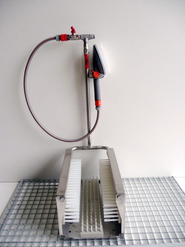 Lave-bottes installation sur grille - Compact, mobile et en acier inoxydable_1