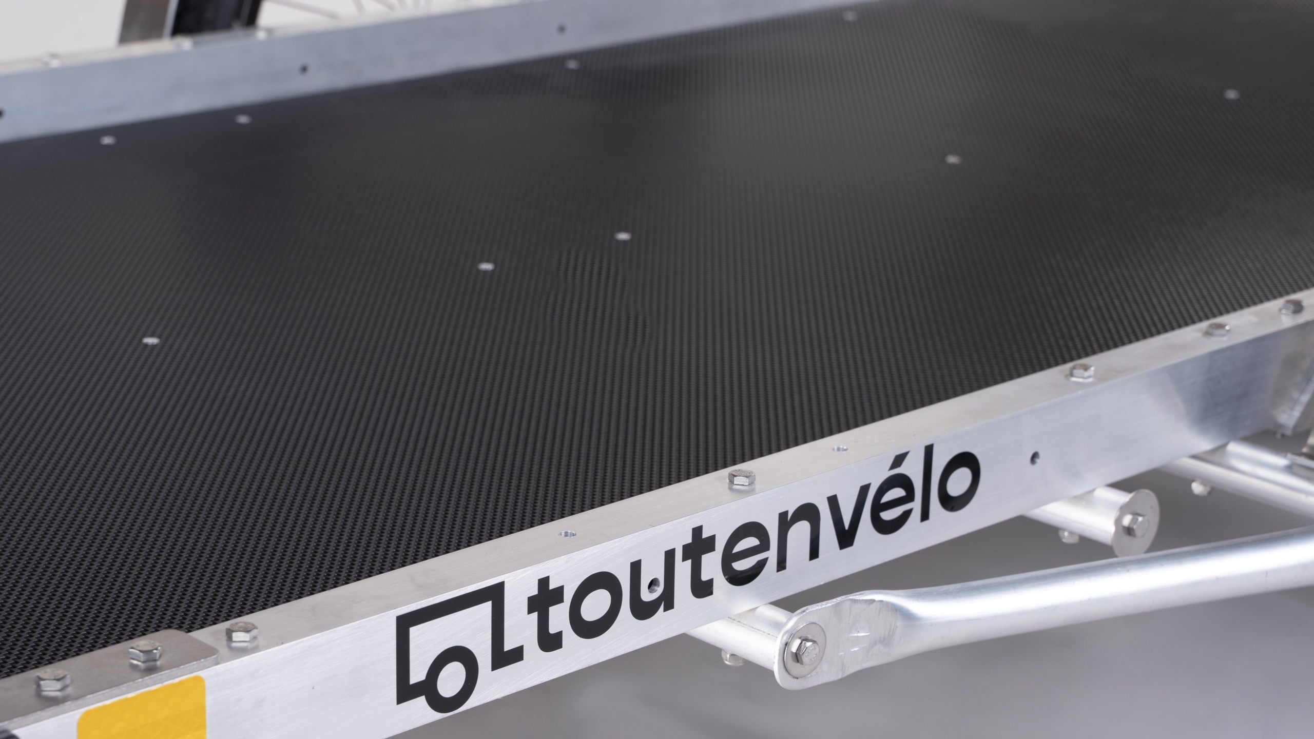 Remorque plateau légère en aluminium pour vélo