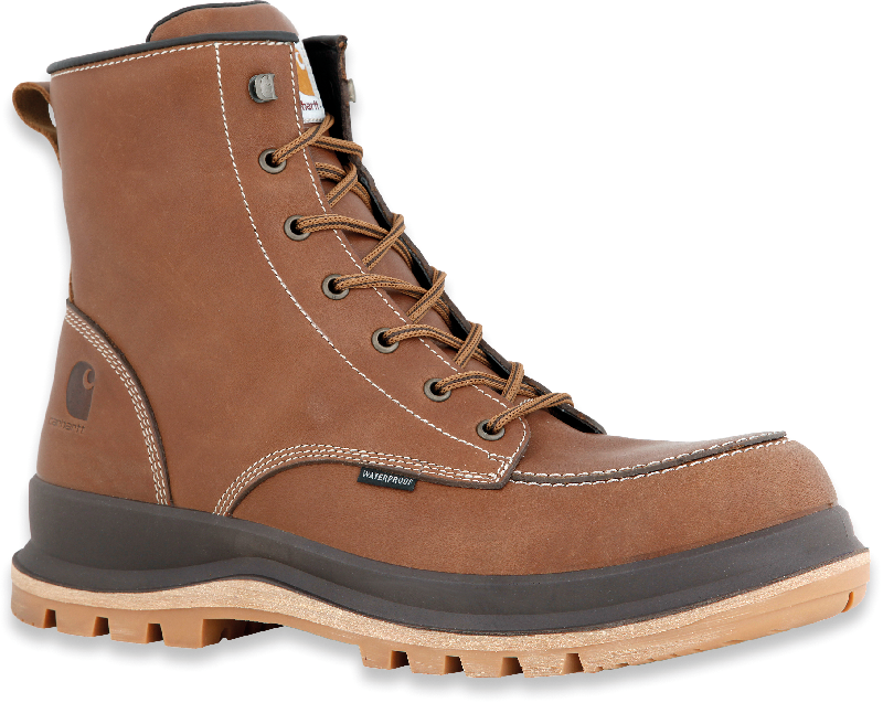 Chaussures de sécurité montantes pour homme Hamilton 6'' - Réf: CARF702901 - Cuir pleine fleur - Semelle Vibram et protection S3 HRO SRC_1