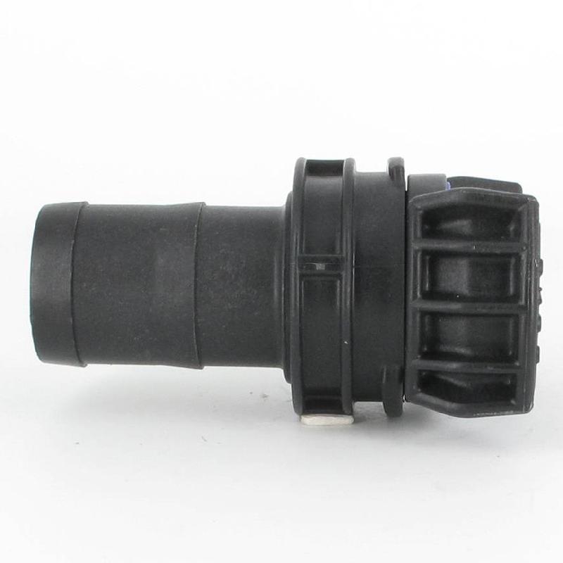 Demi-raccord symétrique avec verrou - DN 40 mm - Embout annelé Ø 40 mm - PP_1