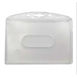 Porte-badge cristal dépoli - référence : IDS78 - Lot de 100_1