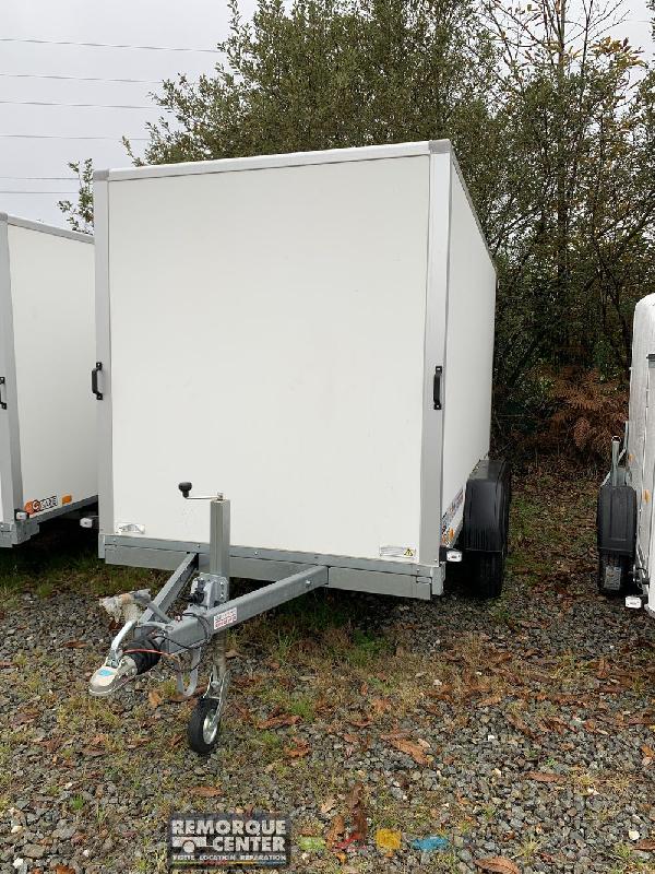 Remorque fourgon en bois SARIS - 2 essieux roues extérieures - PTAC : 2700 Kg - 356 X 169 X H180 CM - Reference -K1 256 150 1500 1_1