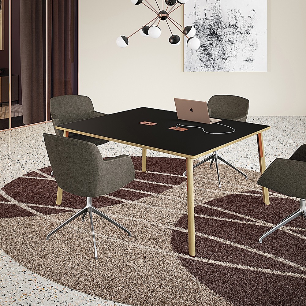 Table de réunion design et polyvalente pour environnements professionnels_1