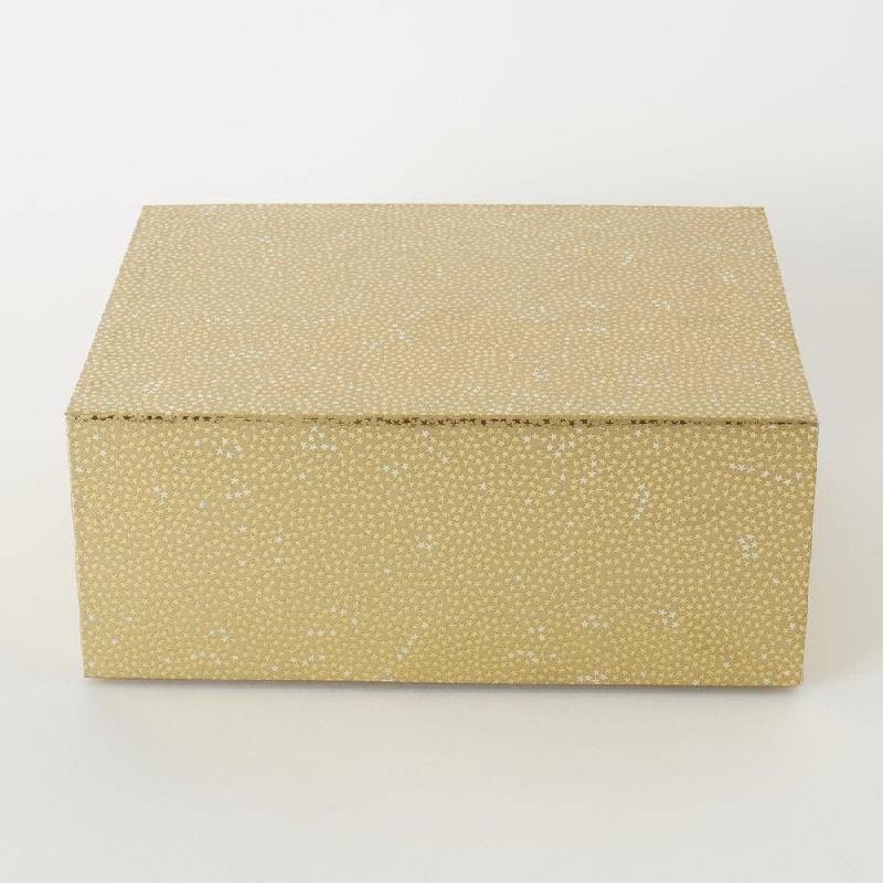 Boite cadeau Epsilon avec fermeture aimantée 31x25x12,5cm or - par 2_1