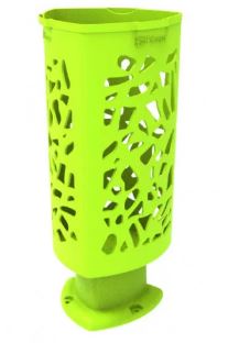 Corbeille publique Scuderia - plastique - Polyéthylène haute densité - 57,5 litres - anti-UV et anti-graffitis_1