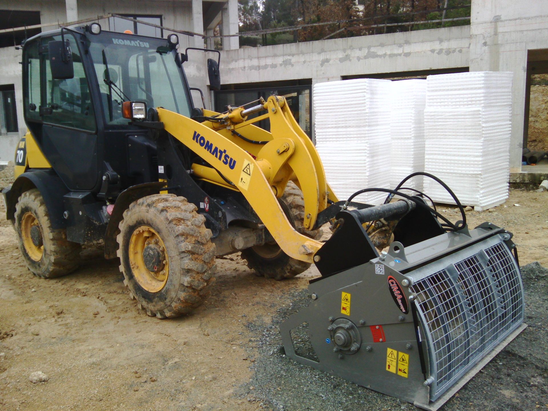 Godet malaxeur à béton, marque cima, de 330 à 500l_1