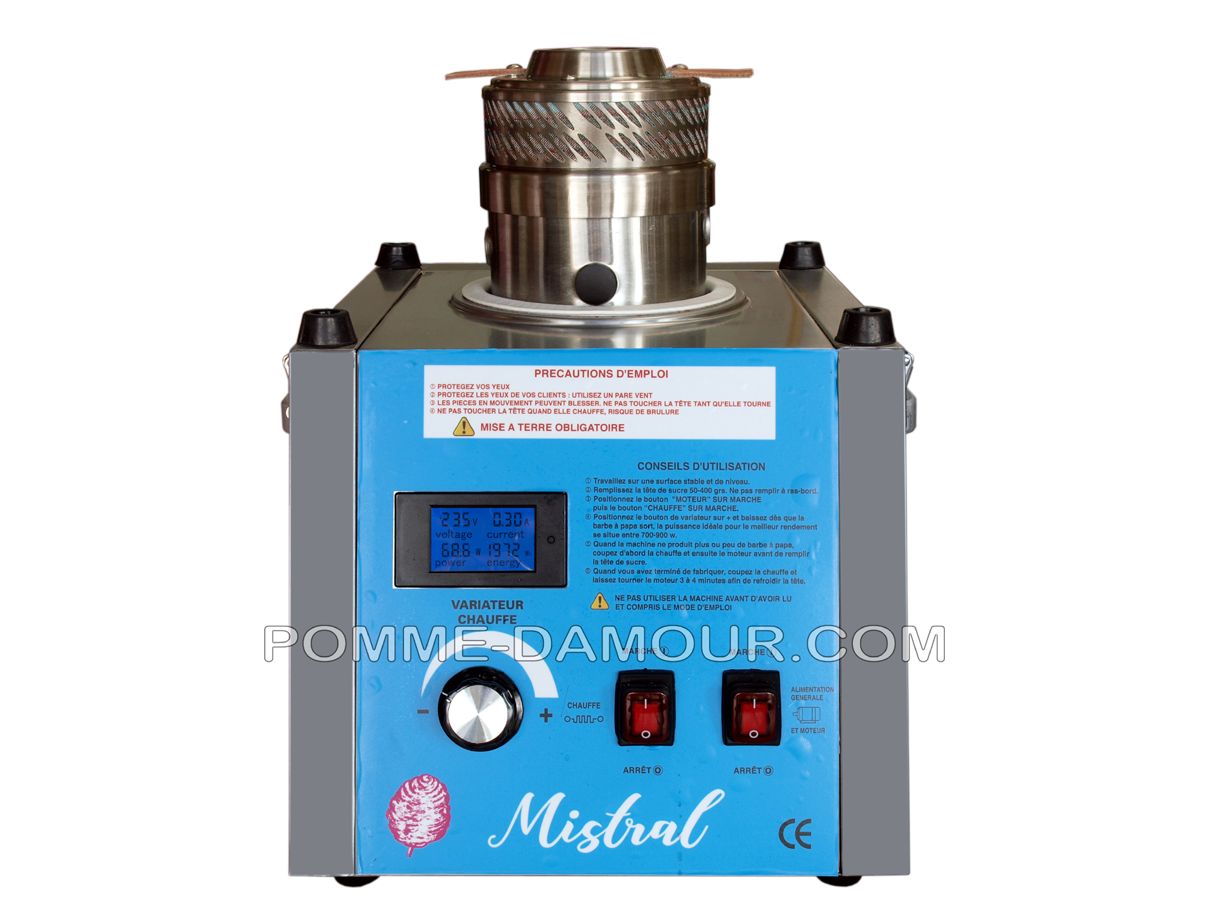 Machine barbe à papa professionnelle mistral_1