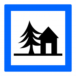 Panneau services auberge de jeunesse CE5a - signalisation routière réglementaire_1