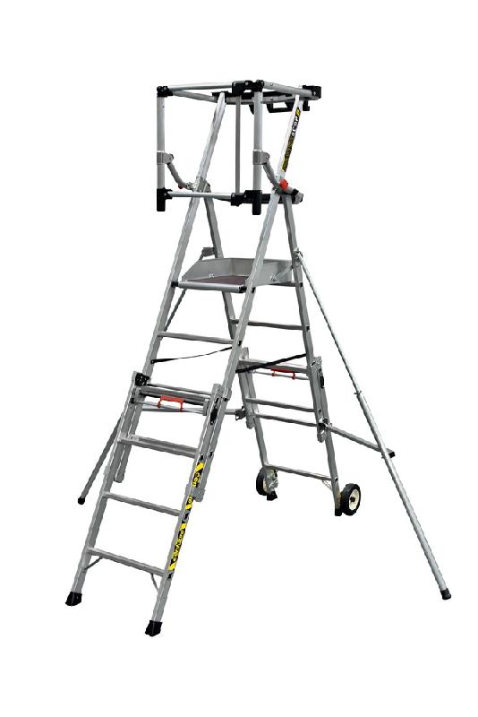 Plate-forme individuelle roulante télescopique 4 à 7 marches - Masterscop_1