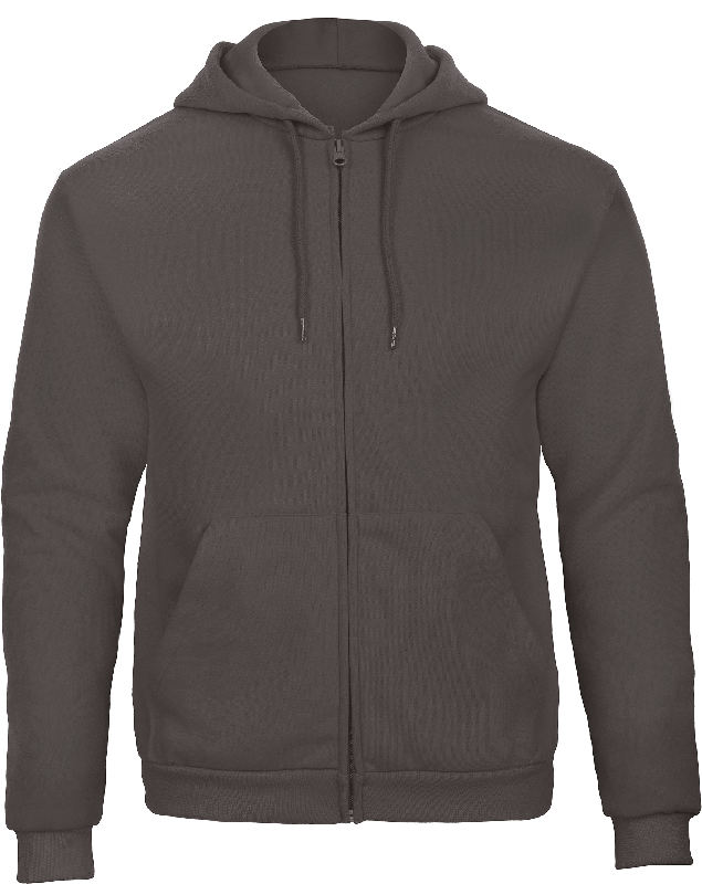 Sweatshirt à capuche zippé ID.205 - Unisexe - B&C - 50% coton / 50% polyester - Réf: CGWUI25_1