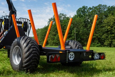 Bmf 6t2 remorque forestière - bmf - 6000 kg_1