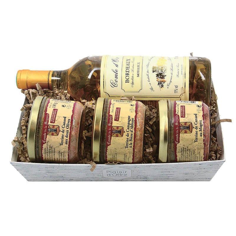 Corbeille carton rectangle Bouleau 36x27 -_1