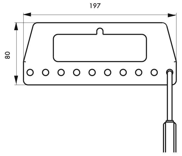Râtelier pour 10 cadenas - PVC gris - THIRARD - Réf. 00029990_1