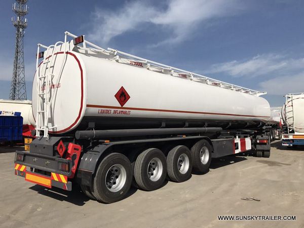 Remorque citerne - Xiamen Sunsky Trailer Co., Ltd - 45 000 litres, 4 essieux, norme ADR_1