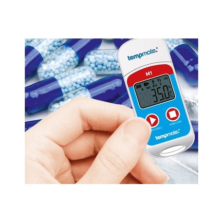 TEMPMATE M1 - Enregistreur de température USB PDF réutilisable et économique, conforme EN12830_1