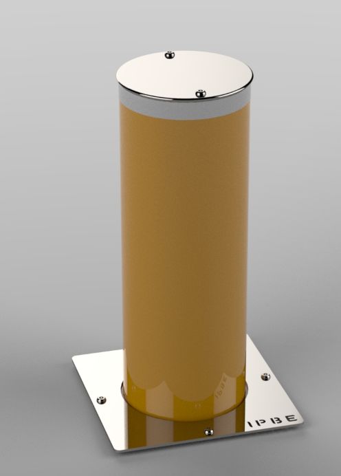 Borne escamotable automatique, d'un diamètre de 219 mm et d'une épaisseur de 4 mm, idéale pour la réservation efficace d'espace - ba219_0
