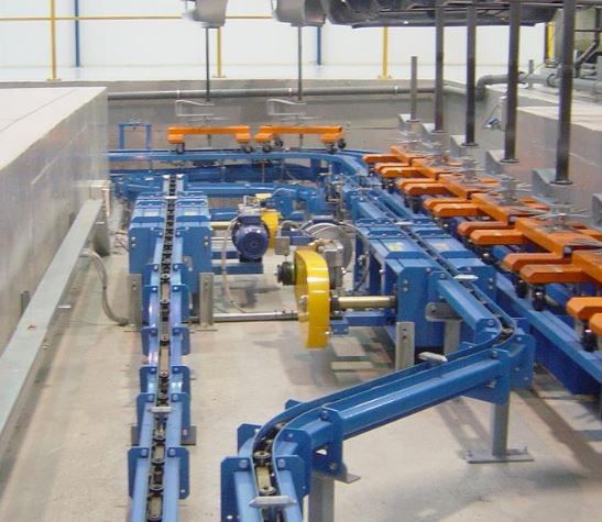 Convoyeurs au sol - ACMP - ouverture du rail limitée à 25 mm - robuste chaîne forgée et adaptable_1