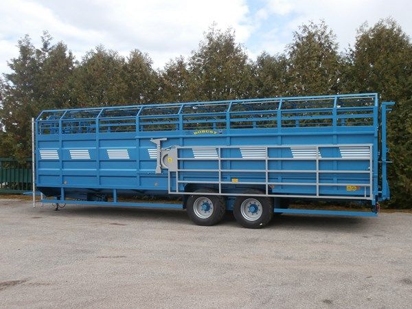 R1000b - Bétaillère double essieu robuste - PTAC 16 700 kg - 10m pour 16 à 17 bovins_1