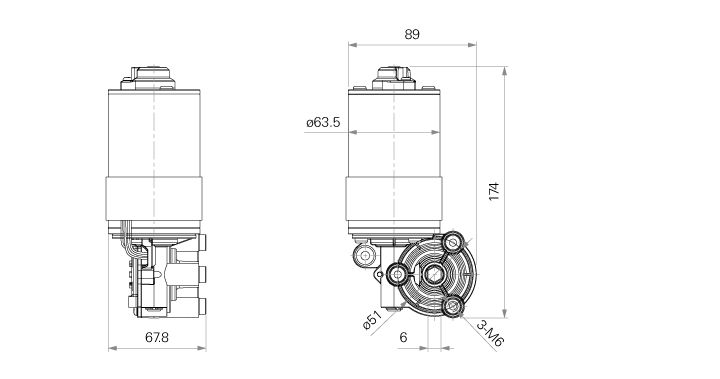 Tgm2 - motoréducteurs à courant continu - timotion technology co - couple : 18,3nm après réduction_1