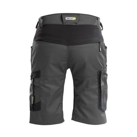 Bermuda de travail Axis Dassy - Stretch Cordura - Gris/Noir - Taille 40_1