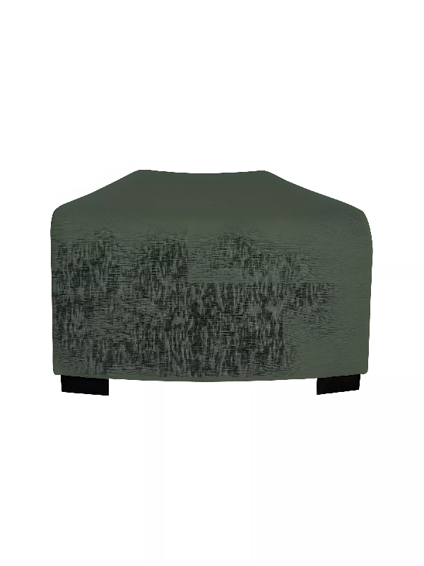 Pouf angulaire 1 place vert forêt_1