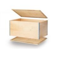 1080608 - Caisse en bois pliable DROUIN - Dim ext : 800x600x800 mm - Contreplaqué peuplier_0