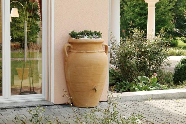Amphore antik murale - Terracotta - 260L - Récupérateur d'eau de pluie_1