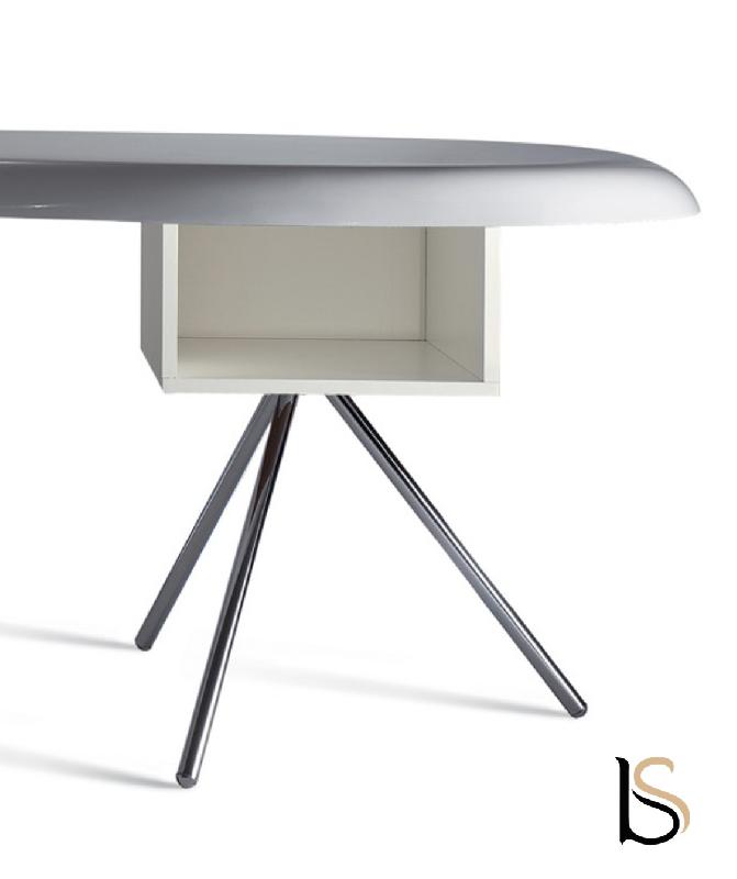 Bureau de Direction Uno - Dellarovere - Blanc, Blanc_1