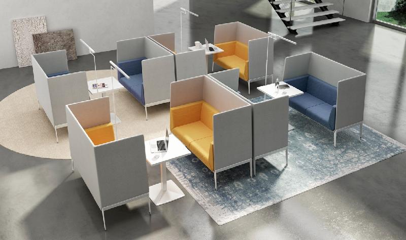 Canapé Cocooning 2 places Design ACCORD - Offisit - Fuschia_1