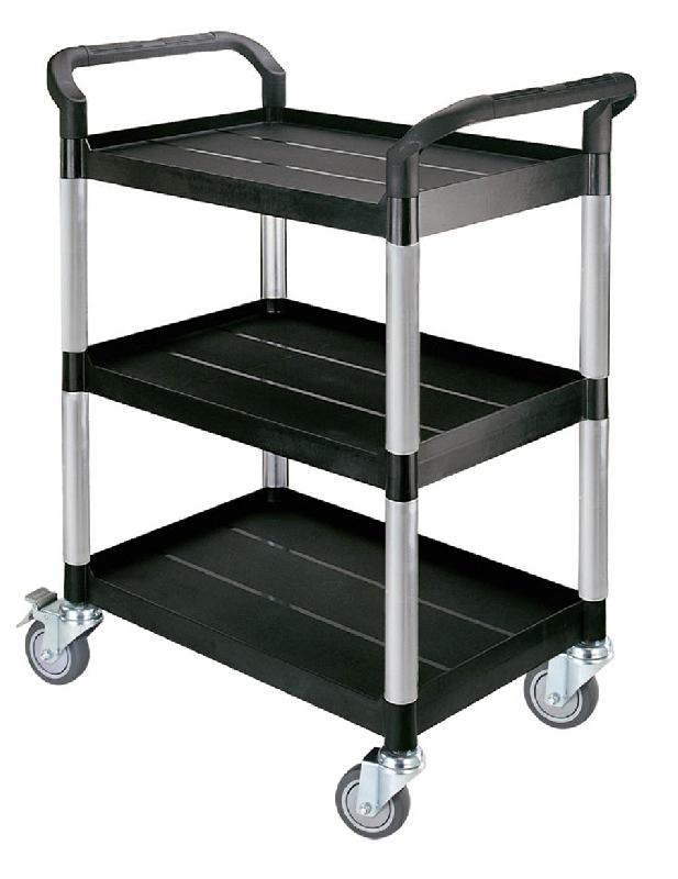 Chariot plastique polyvalent - 190309 – 3 plateaux - 1040 x 495 x 920 mm_1