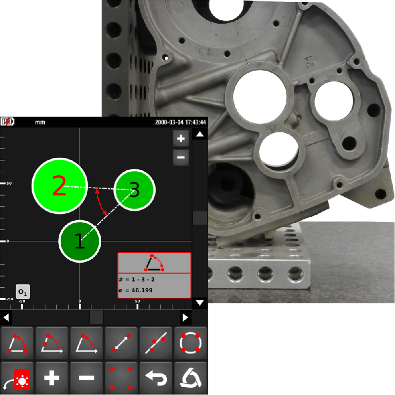 Colonnes de mesure - colonne de mesure V7 - 2D, écran tactile, supports latéraux_1