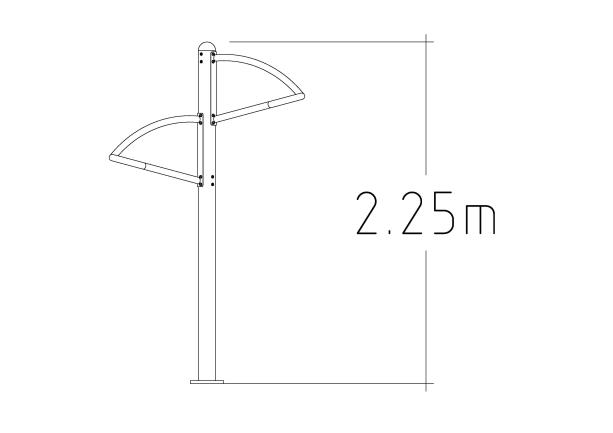 Équipement de fitness extérieur - Gym Pull Up - 8050384 - Hags - Travailler bras, épaules et dos_1