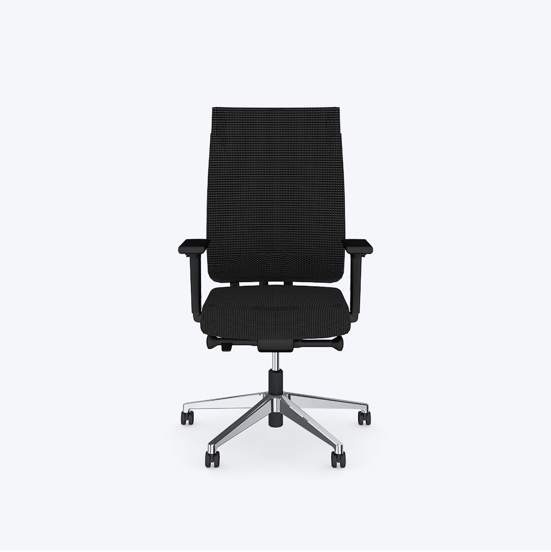 F1 - chaise de bureau - Viasit Bürositzmöbel GmbH - ESD antistatique - accoudoirs 2D_1