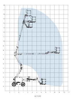Nacelle bras articulé automoteur - Genie 18m_1