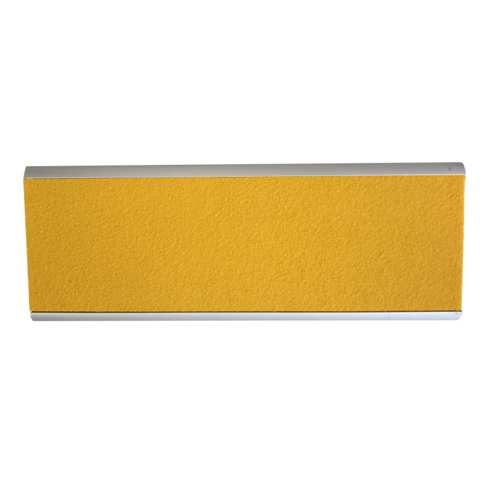 Nez de marche antidérapant en équerre aluminium avec insert en polymère - Longueur 115, 150 ou 230 cm_0