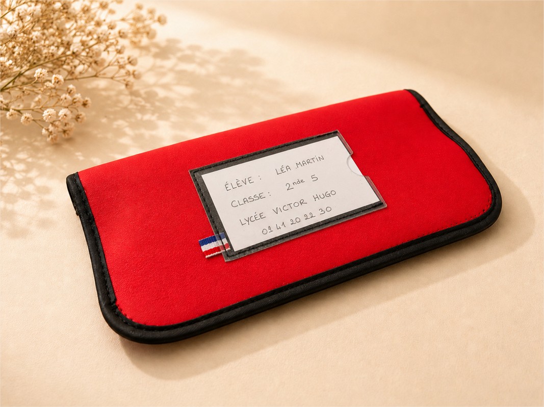 Pochette  téléphone anti-ondes  destinée  aux entreprises, collectivités, établissements scolaires, centres de formation et administrations - Réf 192800_1