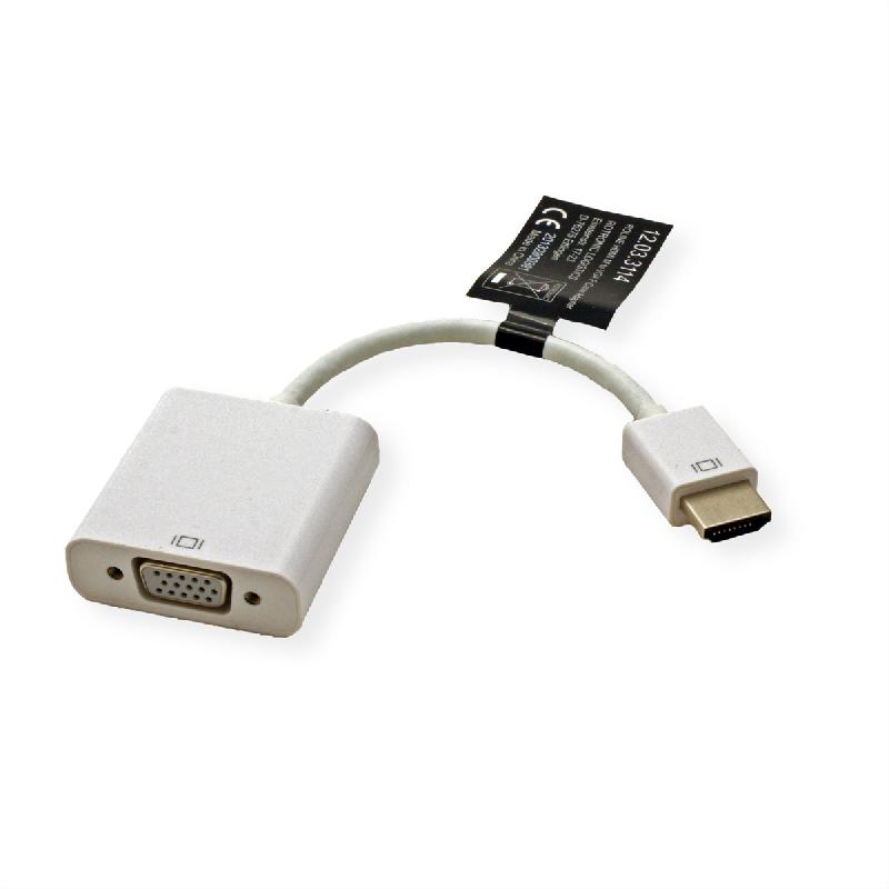 Roline adaptateur hdmi-vga, hdmi m-vga f, 0,15 m_1
