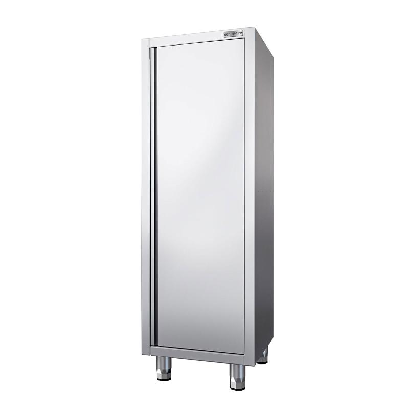 Armoire haute inox P 700 x H 1800 - 1 porte battante_1