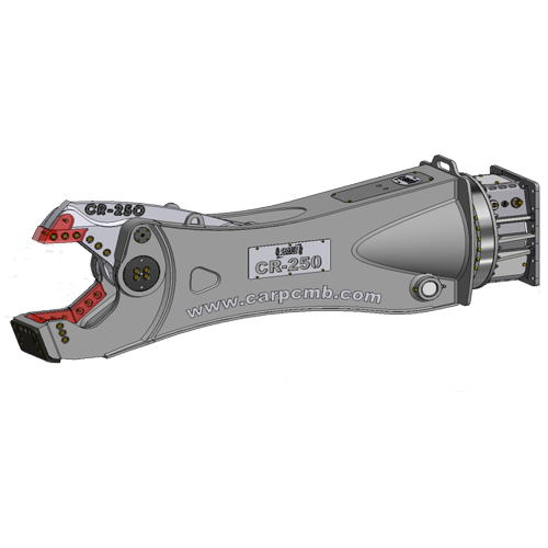 Cisaille de démolition série CR 50 à CR 1000 - Châssis robuste et rotation hydraulique 360°_1