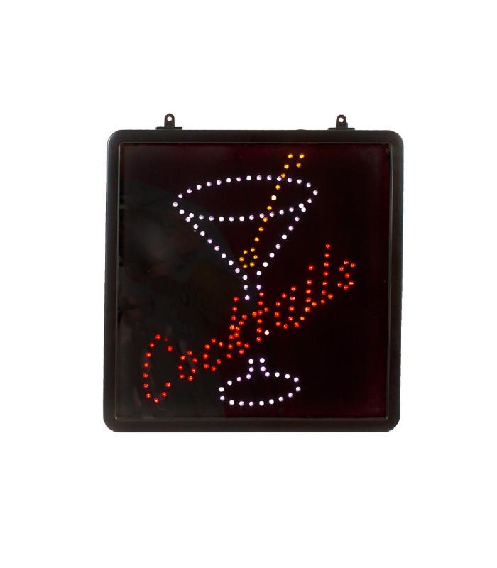 Enseigne lumineuse LED intérieure - Cocktails - Référence : LED-52_1