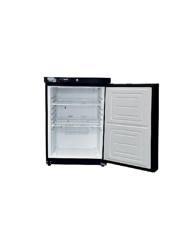 Armoire réfrigérée noire positive - 200 litres - 1 porte pleine - Classe énergétique A+ - 600x635x880 mm_1