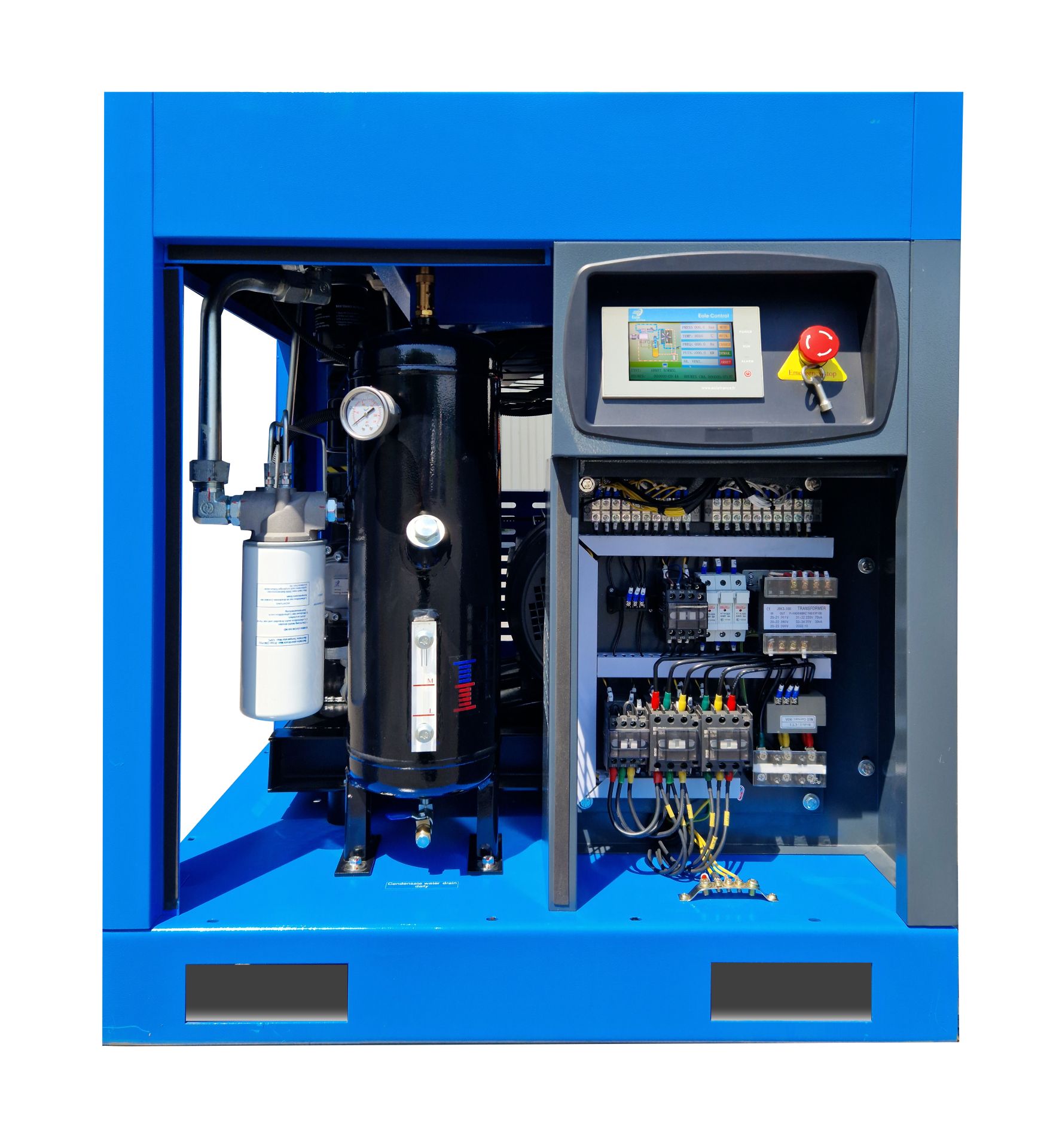 Compresseur à vis BD 150 G2 - Éole Eco Drive 150 - 15 kW - Silencieux et économique_1