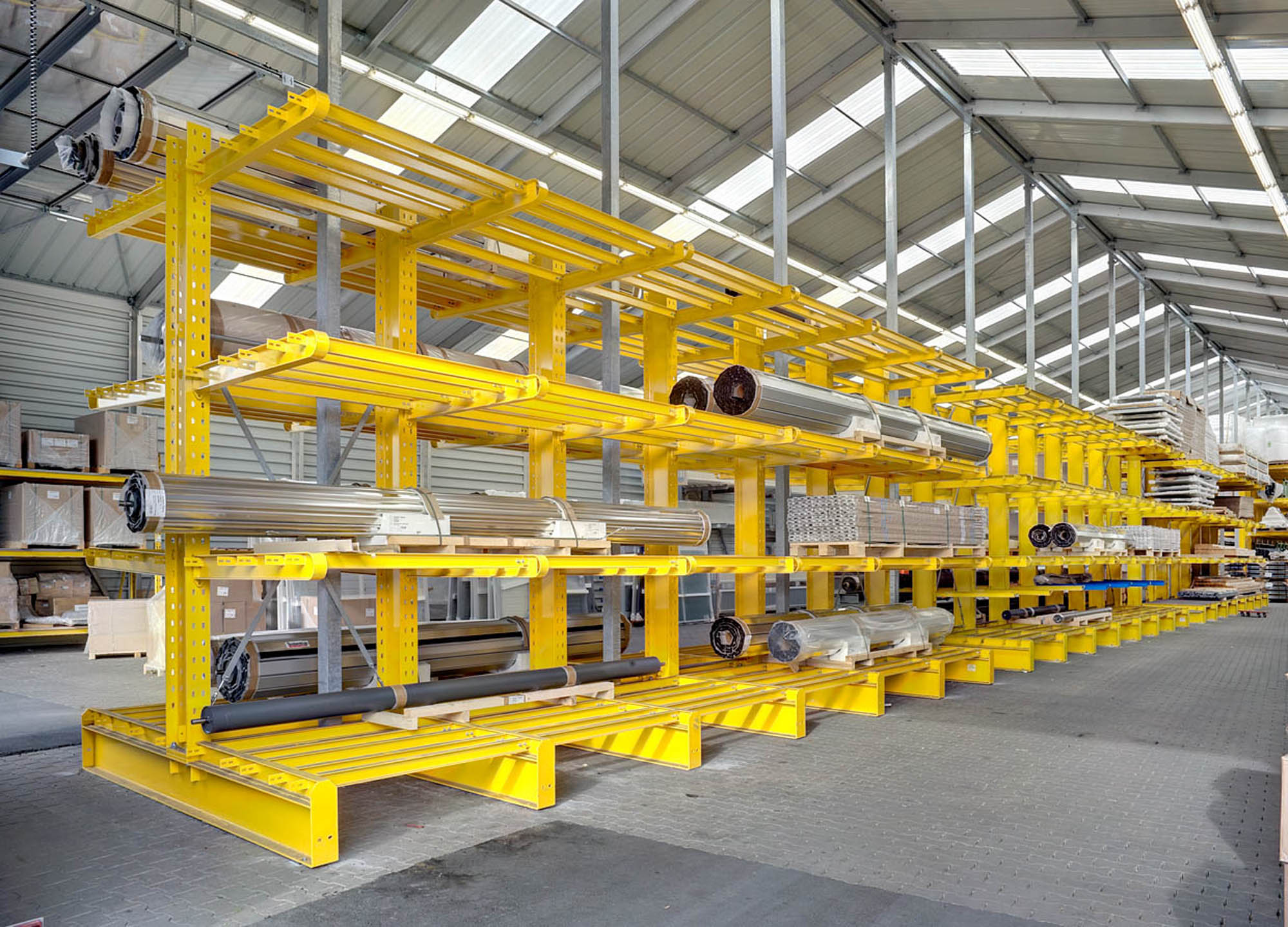 Rayonnage cantilever manuel avec bras flexibles et réglables pour charges légères - OHRA_1