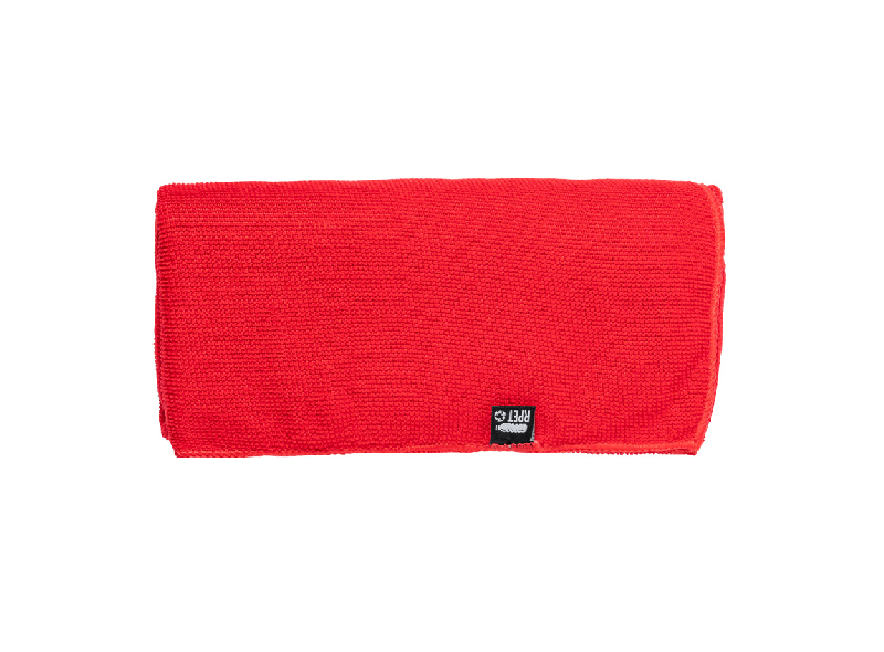 Serviette de sport en microfibre - RPET labélisée - 160 g/m² - couleur rouge_1